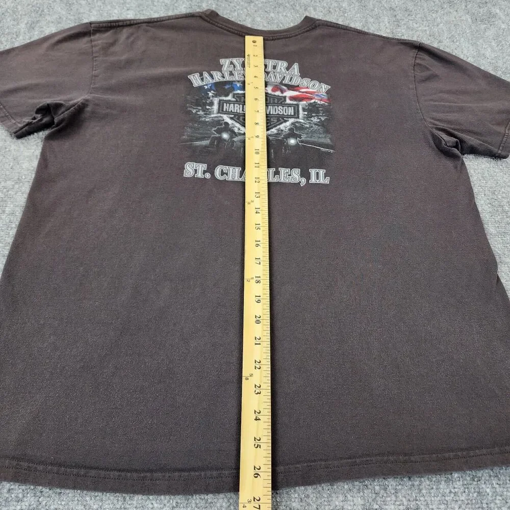 Harley Davidson Shirt Mens XL Jester Clown Joker Short Sleeve Zylstra HD 2010